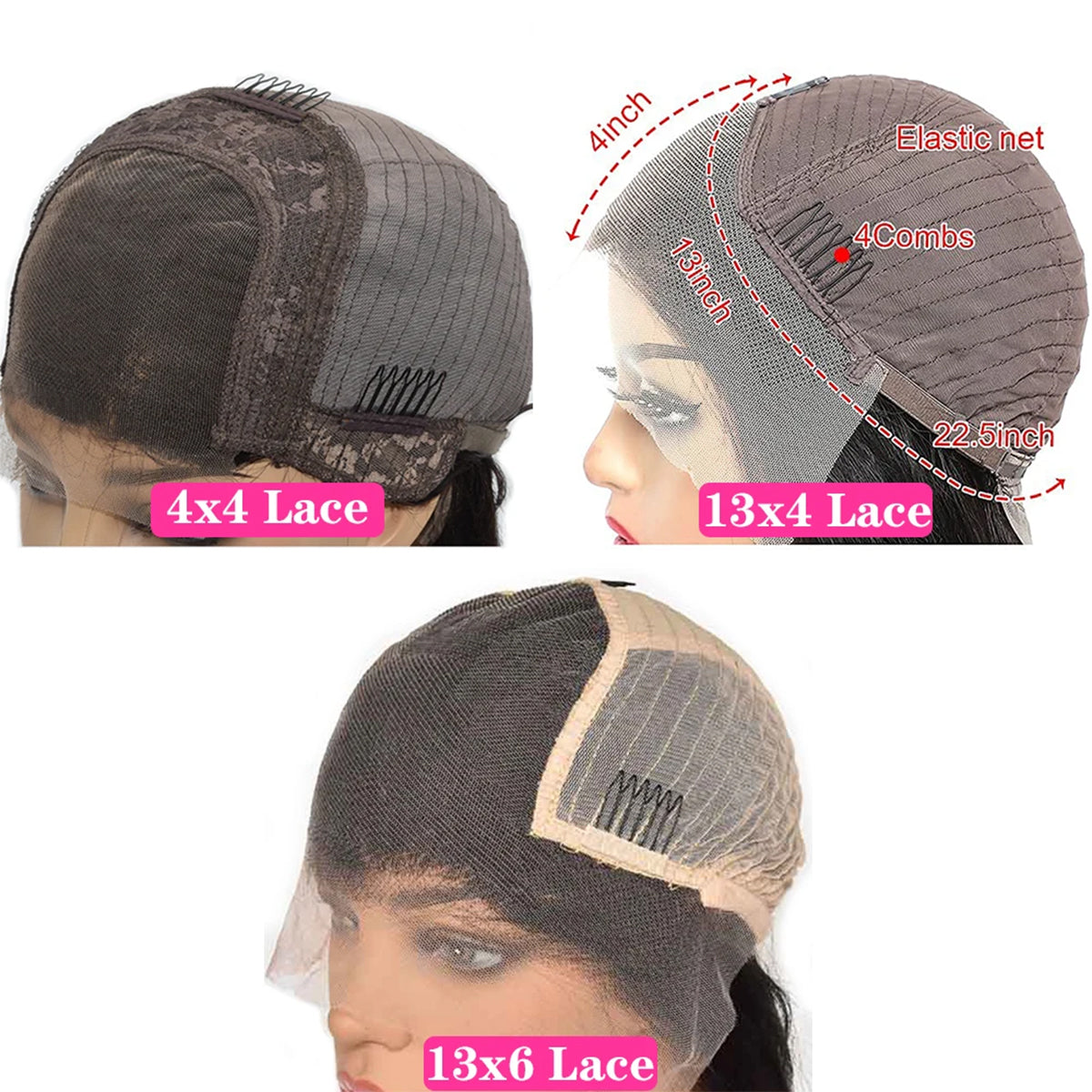 Lagos Hairline Wig Kinky Curly 13x4/13x6 HD Lace Front Wigs Human Hair 400 Density Lace Frontal Wigs For Women HOTBABE