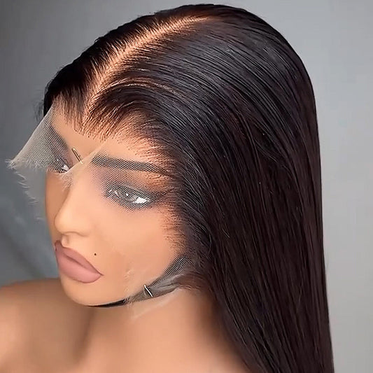Skinlike Real HD Lace Wig 200/400 Density 13x6 HD Lace Frontal Wig Human Hair Straight Full Frontal Pre Plucked Wear And Go