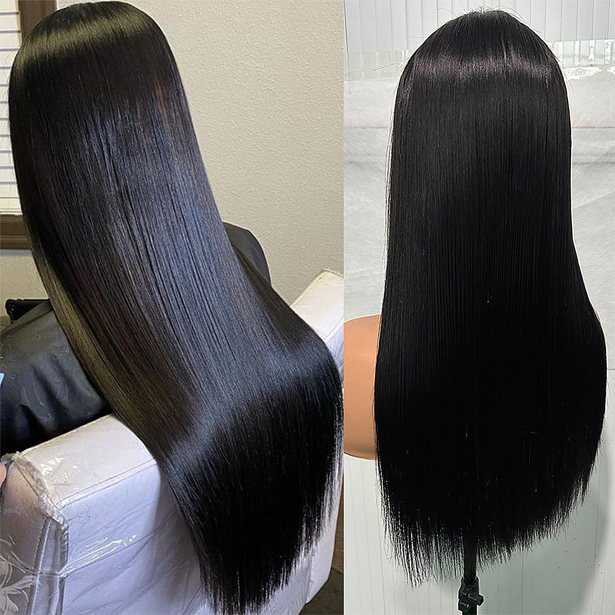 13x6 Super Double Drawn Bone Straight HD Transparent  Lace Front Human Hair Glueless Wigs Ready To Wear 180 Density For Women