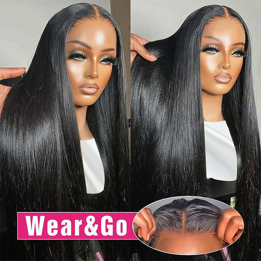 200/400 Density 100% Real HD Lace Straight Human Hair Wigs 13x64/13x6 HD Lace Frontal Wig 16-32 Inch 200/400 Density For Women Wear And Go
