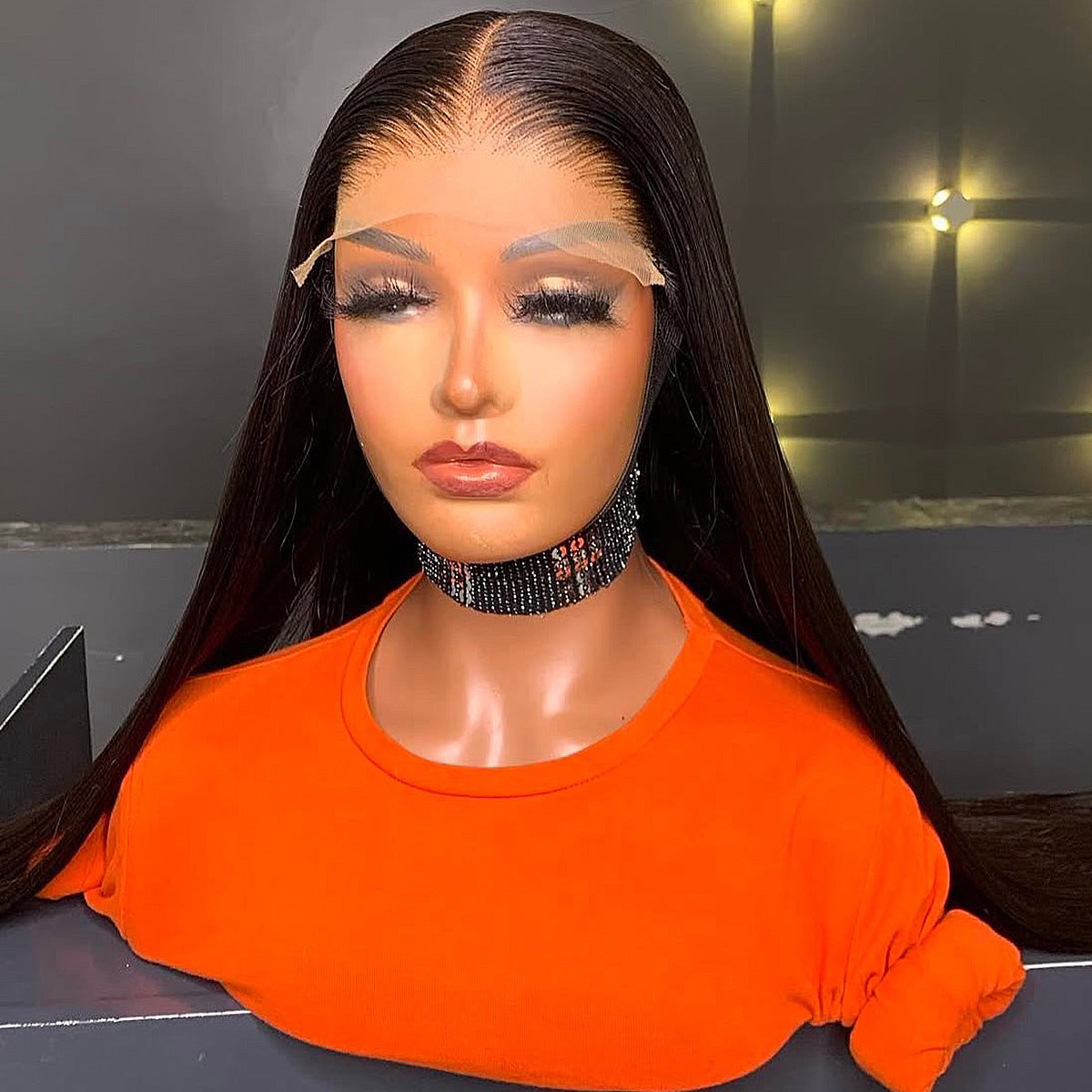 Skinlike Real HD Lace Wig 200/400 Density 13x6 HD Lace Frontal Wig Human Hair Straight Full Frontal Pre Plucked Wear And Go