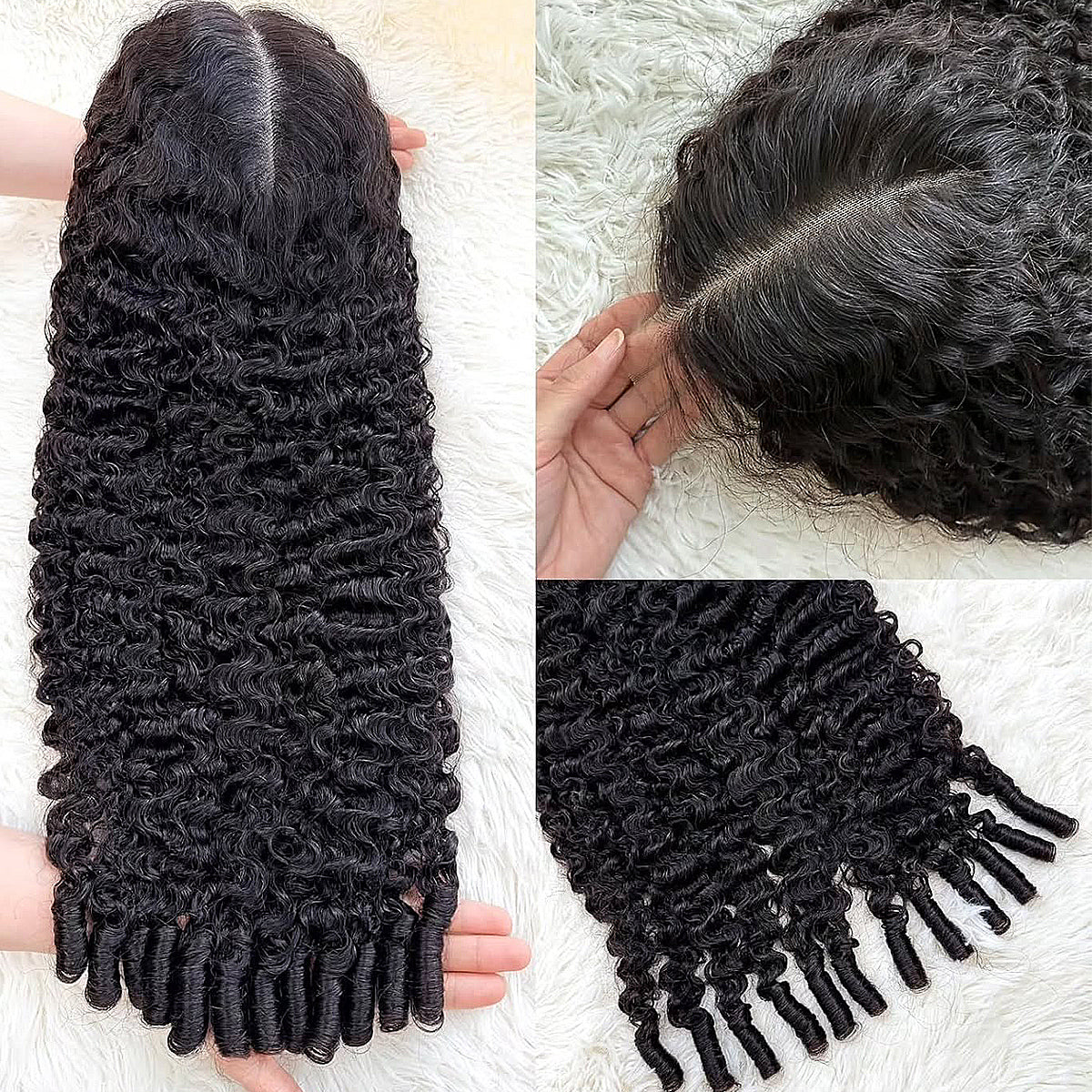 200/400% Density Burmese Curly 100% Real HD Lace Deep Wave Glueless Wigs 13x4 HD Lace Frontal Wigs Human Hair For Women Wear And Go