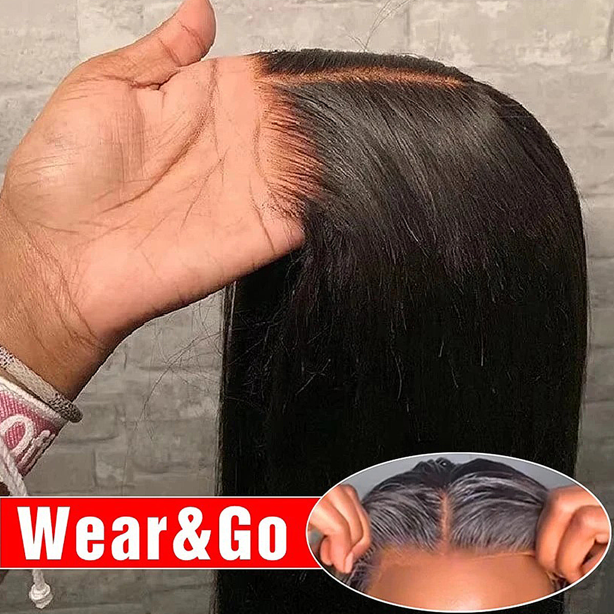 100% Real HD Lace Straight Human Hair Wigs 13x6 HD Lace Frontal Wig 16-32 Inch 200/400 Density 100%Human Hair Wigs For Women Wear And Go
