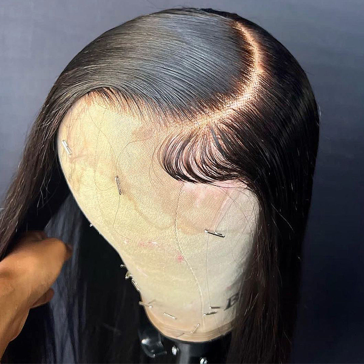 Skinlike Real HD Lace Wig 200/400 Density 13x6 HD Lace Frontal Wig Human Hair Straight Full Frontal Pre Plucked Wear And Go