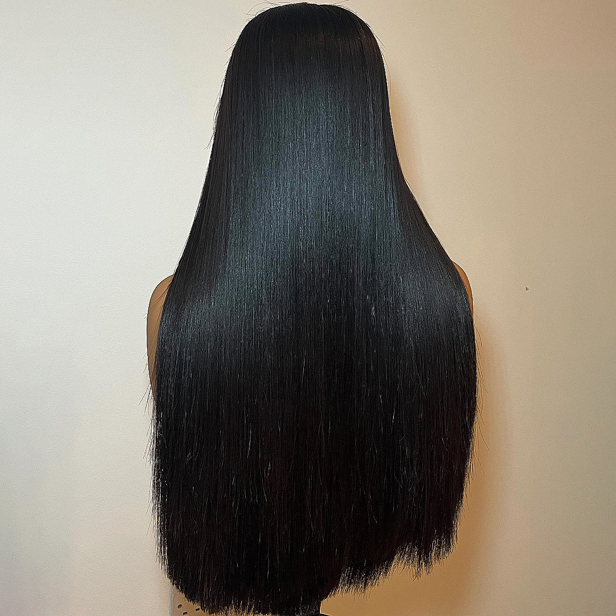 Super Double Drawn 180 Density Bone Straight Human Hair Wigs 13x4/13x6 HD Lace Frontal Wigs 100% Human Hair Pre Plucked For Women Wear And Go