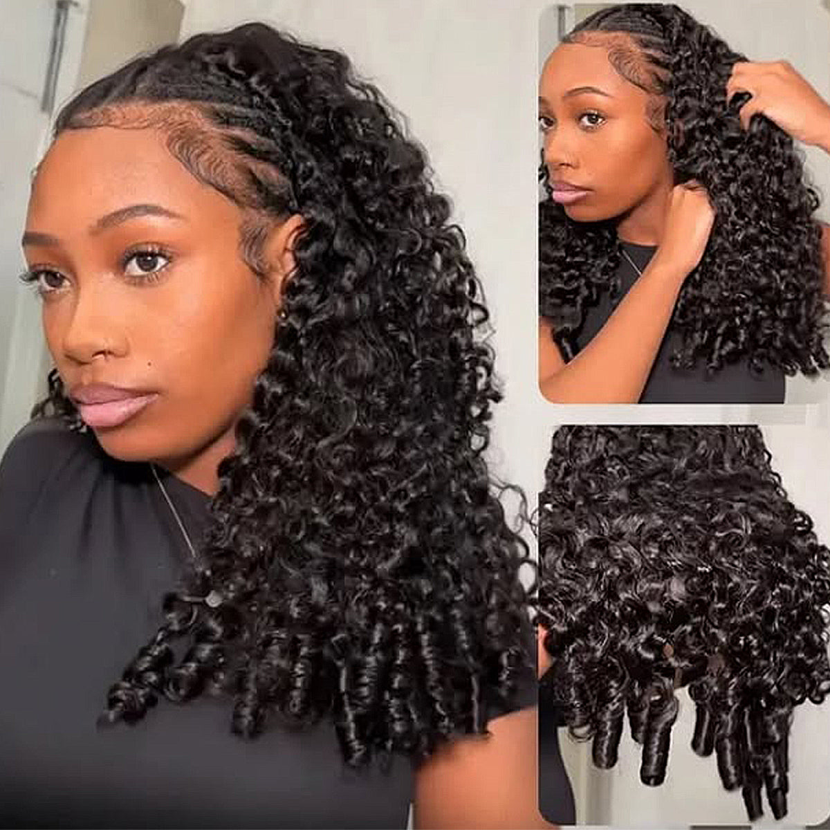 200/400% Density Burmese Curly 100% Real HD Lace Deep Wave Glueless Wigs 13x4 HD Lace Frontal Wigs Human Hair For Women Wear And Go