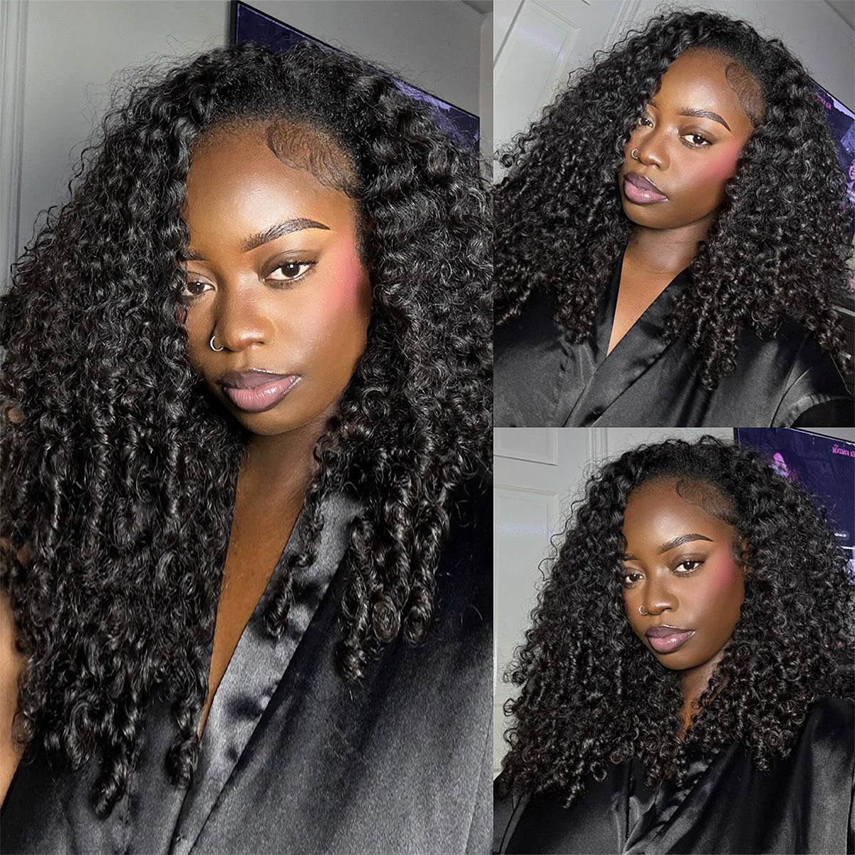 200/400% Density Burmese Curly 100% Real HD Lace Deep Wave Glueless Wigs 13x4 HD Lace Frontal Wigs Human Hair For Women Wear And Go