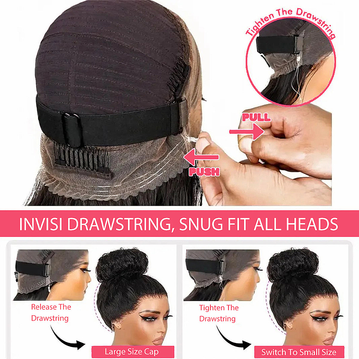 Wear And Go 360 Full Lace Wig Invisible Strap Jerry Curly Frontal Wig Curly Human Hair Wigs Brazilian 400 Density Pre Plucked