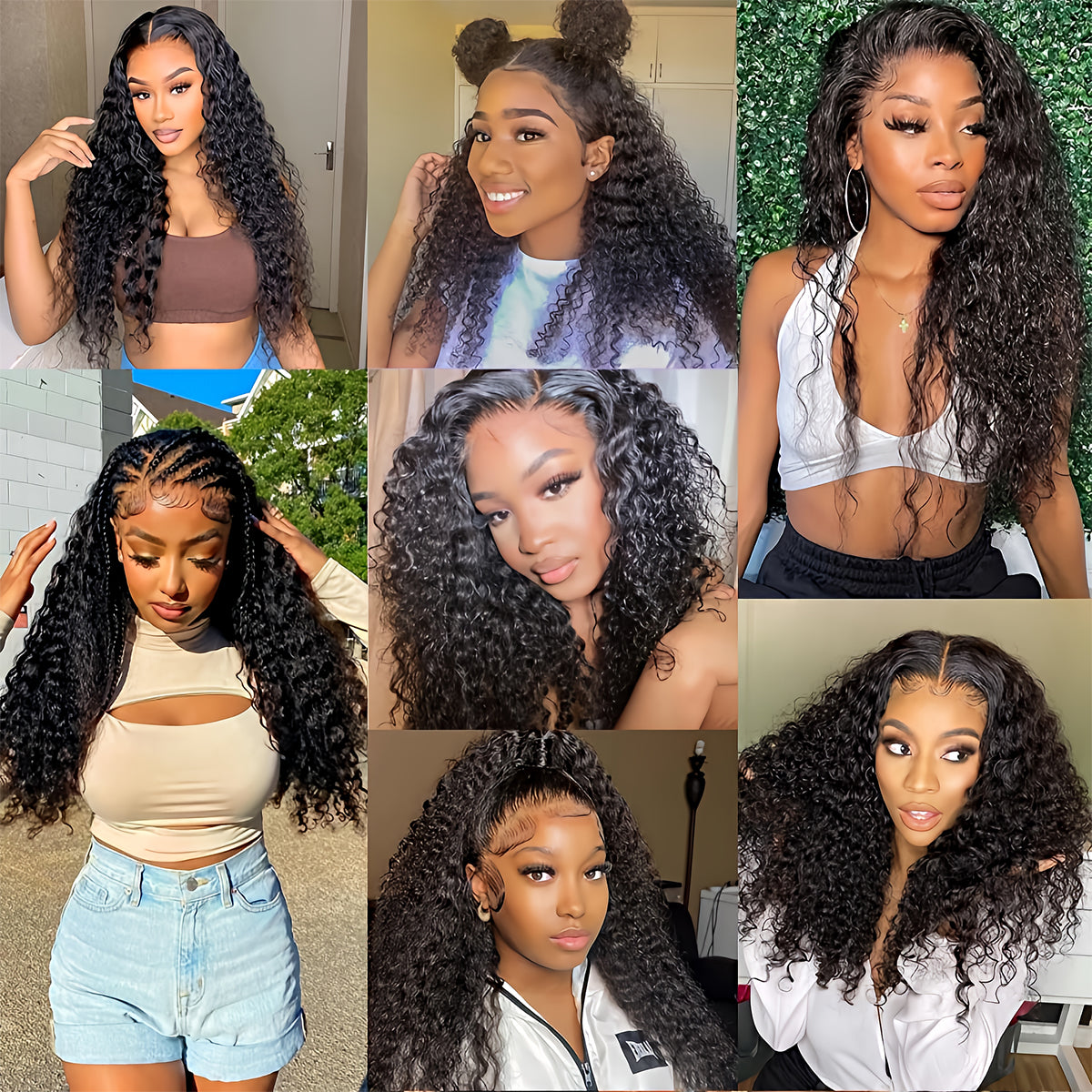 Wear And Go 200/400 High Density Jerry Curly 360 Hd Lace Frontal Human Hair Wigs Invisible Strap Pre Plucked 16-32 Inch