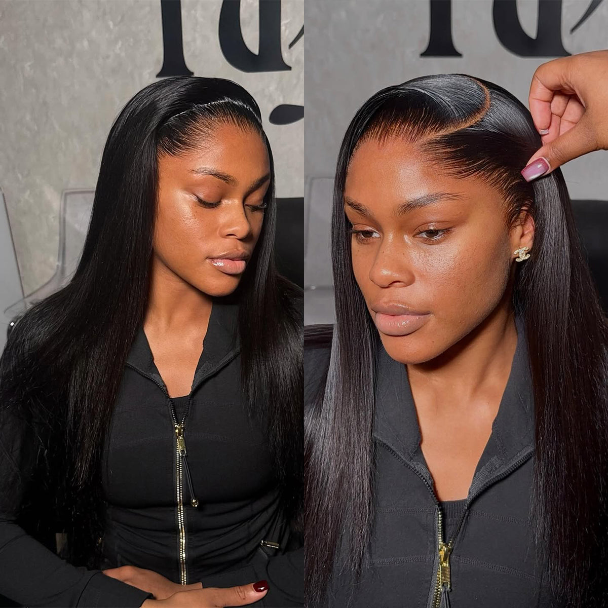 Human Hair Wigs For Women Lagos Hairline Bone Straight Wig 400 Density 13x6 HD Lace Frontal Wig Preplucked 13x4 Lace Front Wig High Density Wig