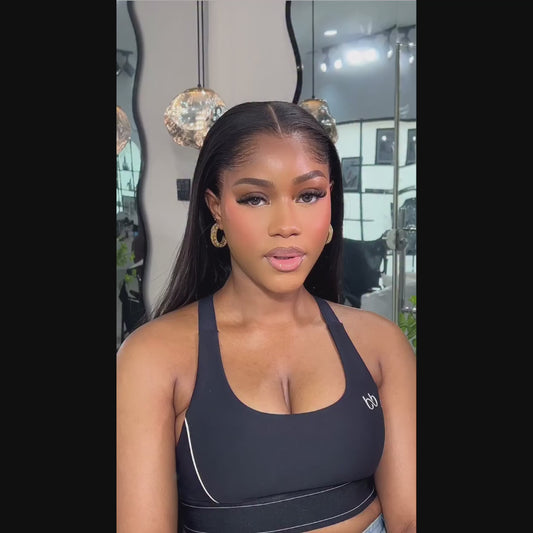 Vietnamese Raw Hair Lagos Hairline Bone Straight Human Hair Wig 400 Density 13x6 HD Lace Frontal Wigs Human Hair Pre Plucked Brazilian Hair 13x4 HD Lace Front Wig
