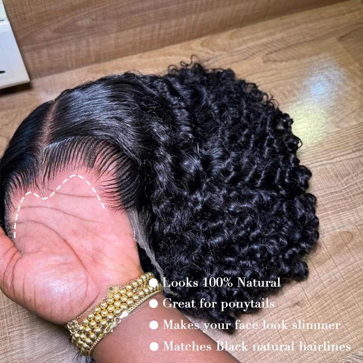 Curly 13x6 HD Lace Front Wig Human Hair Wig Lagos Hairline Preplucked 400 Density Deep Curly 13x4 Lace Frontal Wig 4x4 Lace Closure Wig