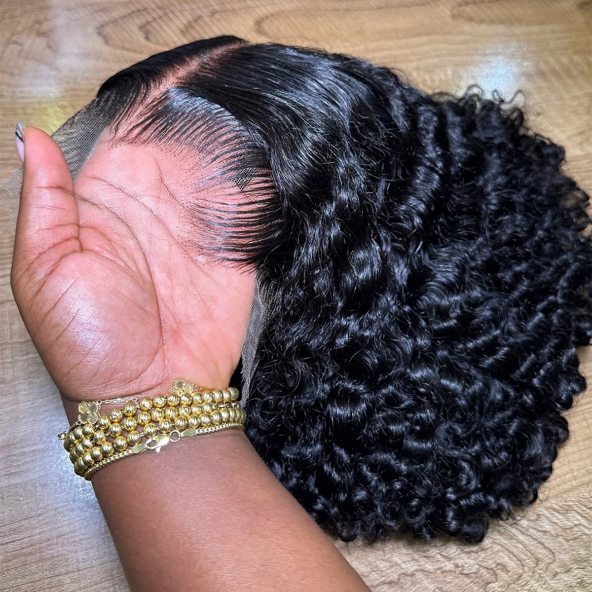 Curly 13x6 HD Lace Front Wig Human Hair Wig Lagos Hairline Preplucked 400 Density Deep Curly 13x4 Lace Frontal Wig 4x4 Lace Closure Wig