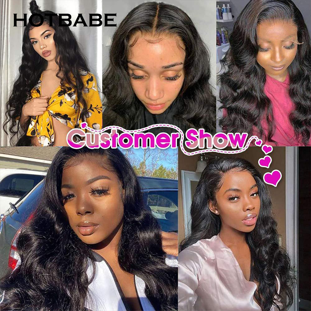 Body Wave 13x6 Transparent Lace Front Wig Human Hair Lace Frontal Wigs For Black Women Brazilian Hair Pre Plucked