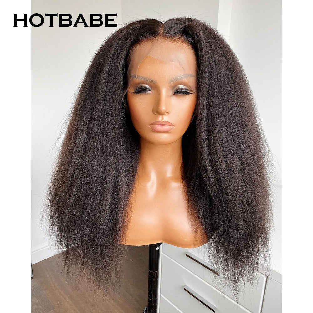 Kinky Straight Wig 13x6/13x4 Lace Front Human Hair Wigs Remy Hair