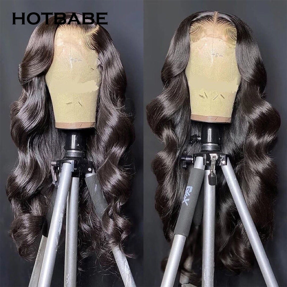 Body Wave 13x6 Transparent Lace Front Wig Human Hair Lace Frontal Wigs For Black Women Brazilian Hair Pre Plucked