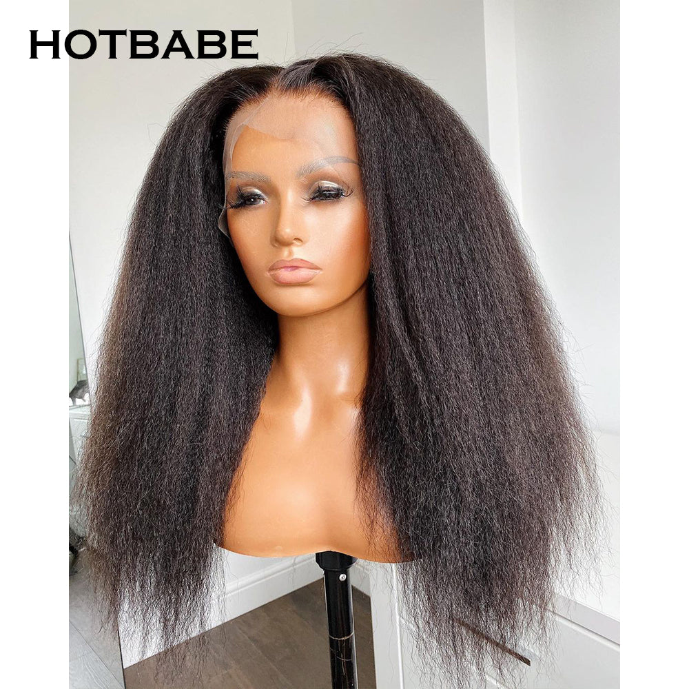 Kinky Straight Wig 13x6/13x4 Lace Front Human Hair Wigs Remy Hair