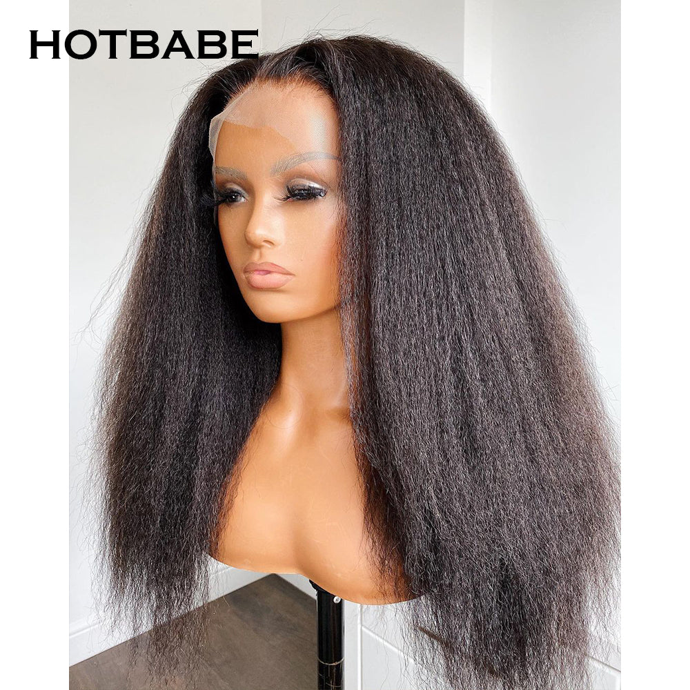 Kinky Straight Wig 13x6/13x4 Lace Front Human Hair Wigs Remy Hair