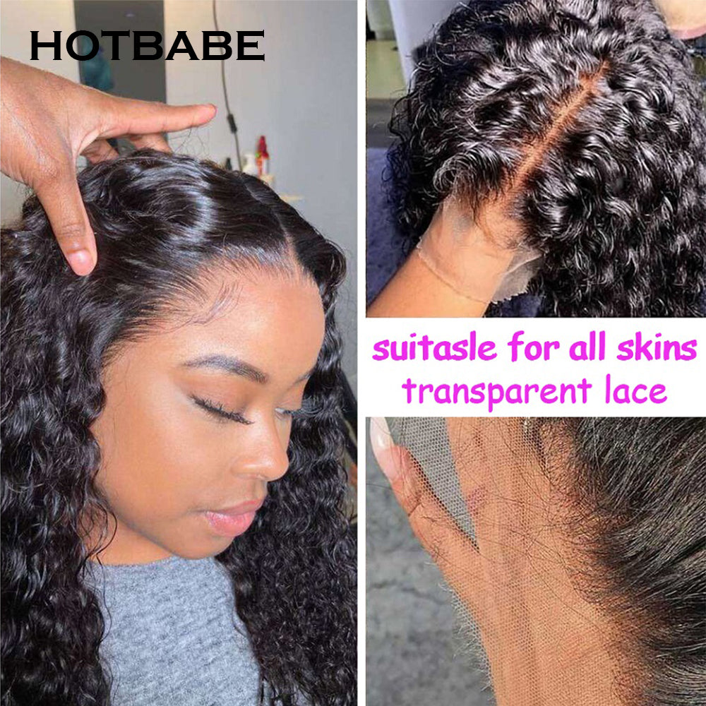 30 Inch Deep Wave 13x6 Water Wave Lace Front Wigs For Black Women