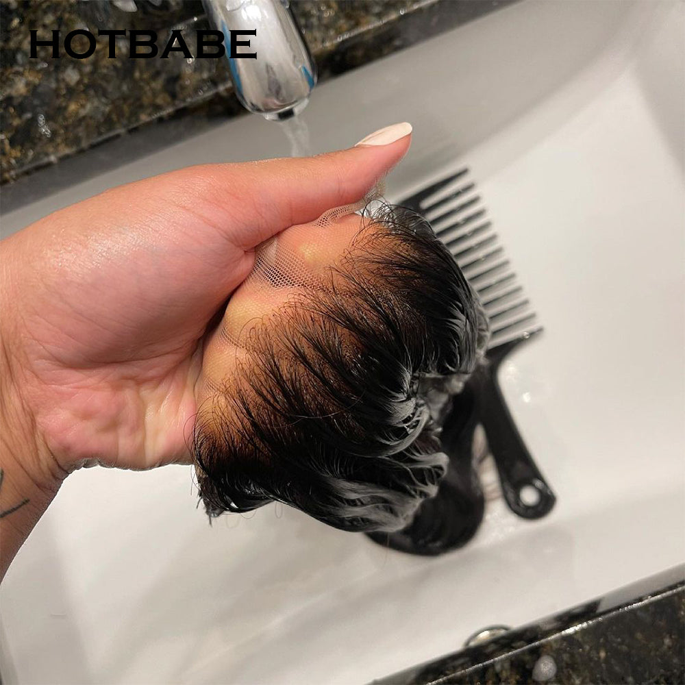 30 Inch Transparent 13x6 Lace Frontal Human Hair Wigs Pre Plucked Glueless Brazilian