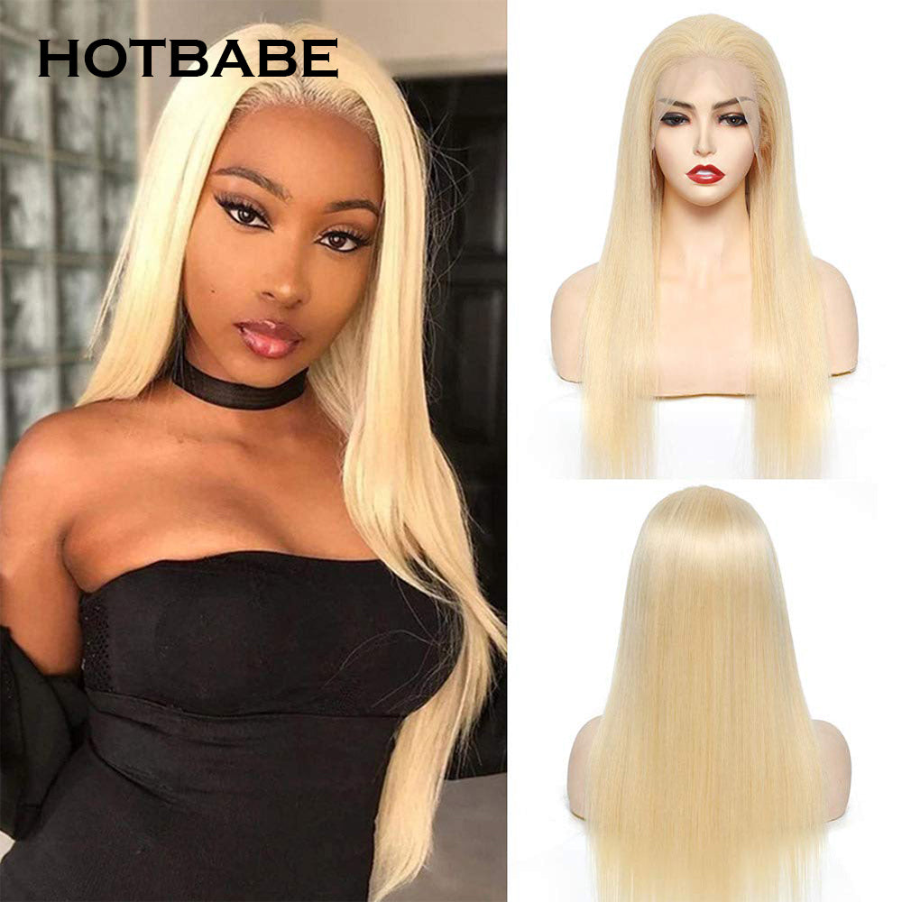 613 Lace Frontal Wig 13x6 Blonde Lace Front Wig Straight Human Hair
