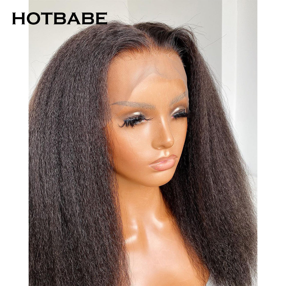 Kinky Straight Wig 13x6/13x4 Lace Front Human Hair Wigs Remy Hair