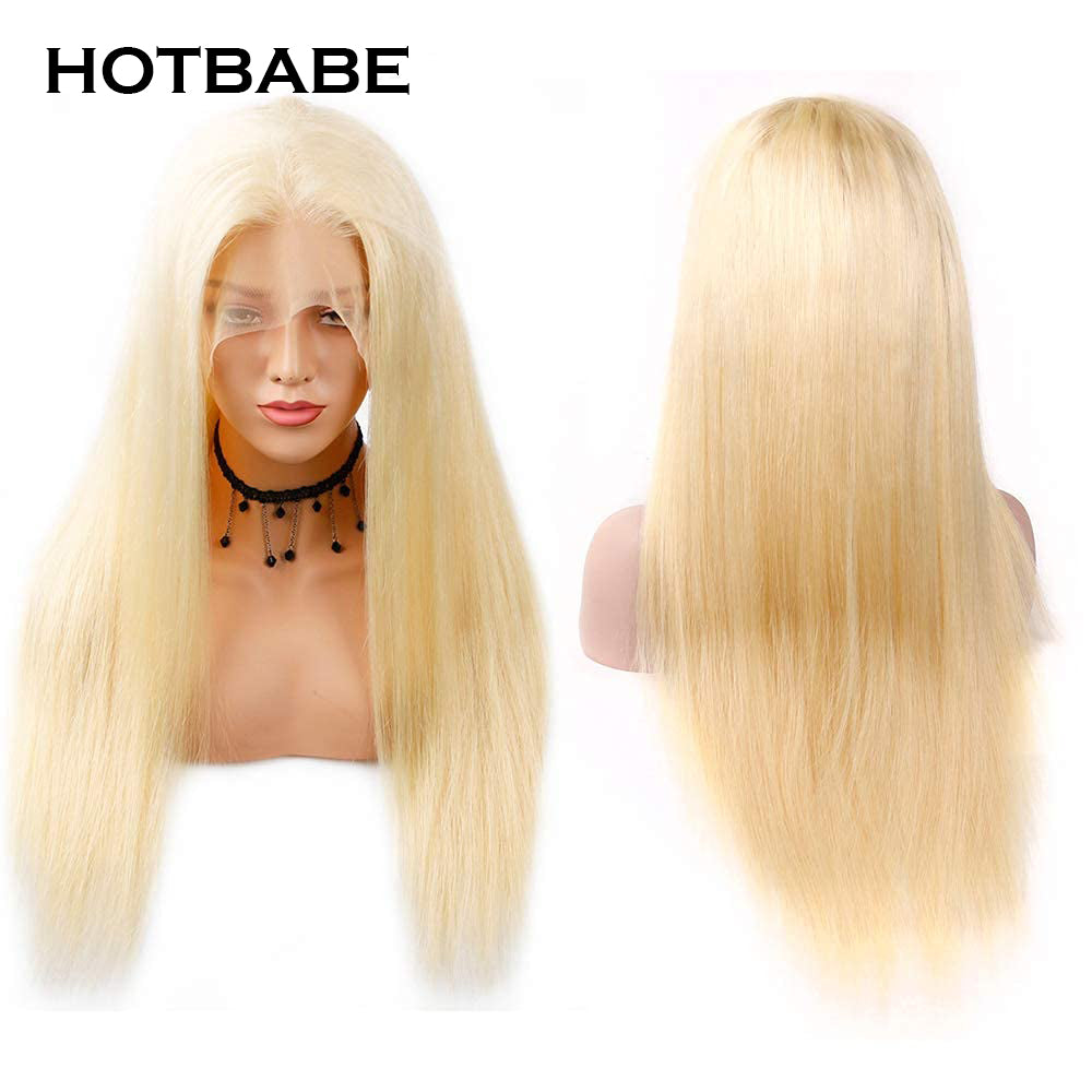 613 Blonde 13x6 Lace Front Wig Human Hair Wigs For Women 30 Inch Transparent 613 Lace Frontal Wig Brazilian Blonde Straight Wig