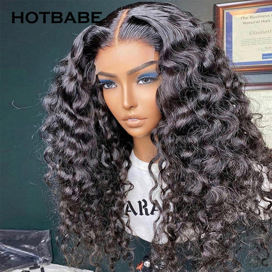 30 Inch Deep Wave 13x6 Water Wave Lace Front Wigs For Black Women